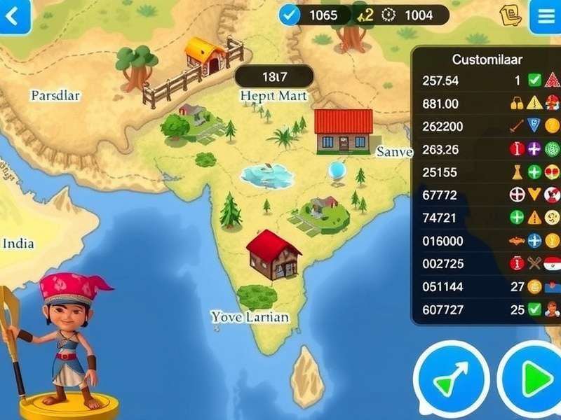 Spicy Voyage Quest India download statistics map