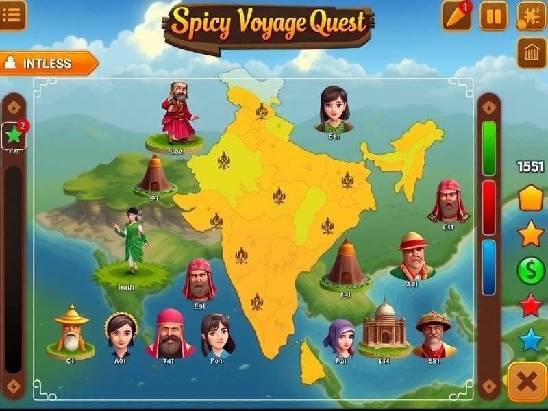 Spicy Voyage Quest character customization options